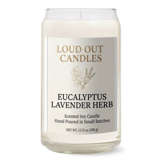 Eucalyptus Lavender Herb Soy Candle