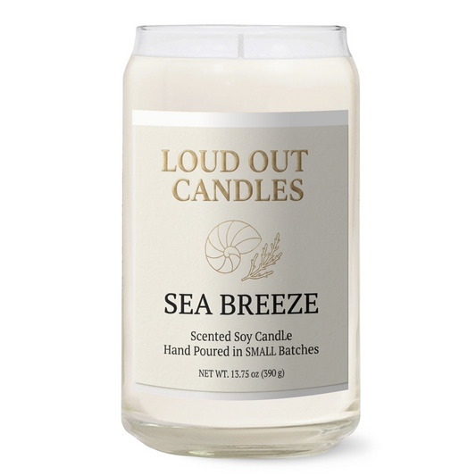 Sea Breeze Hand-Poured Soy Candle