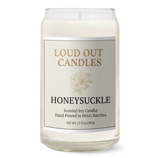Honeysuckle Harmony Hand-Poured Soy Candle